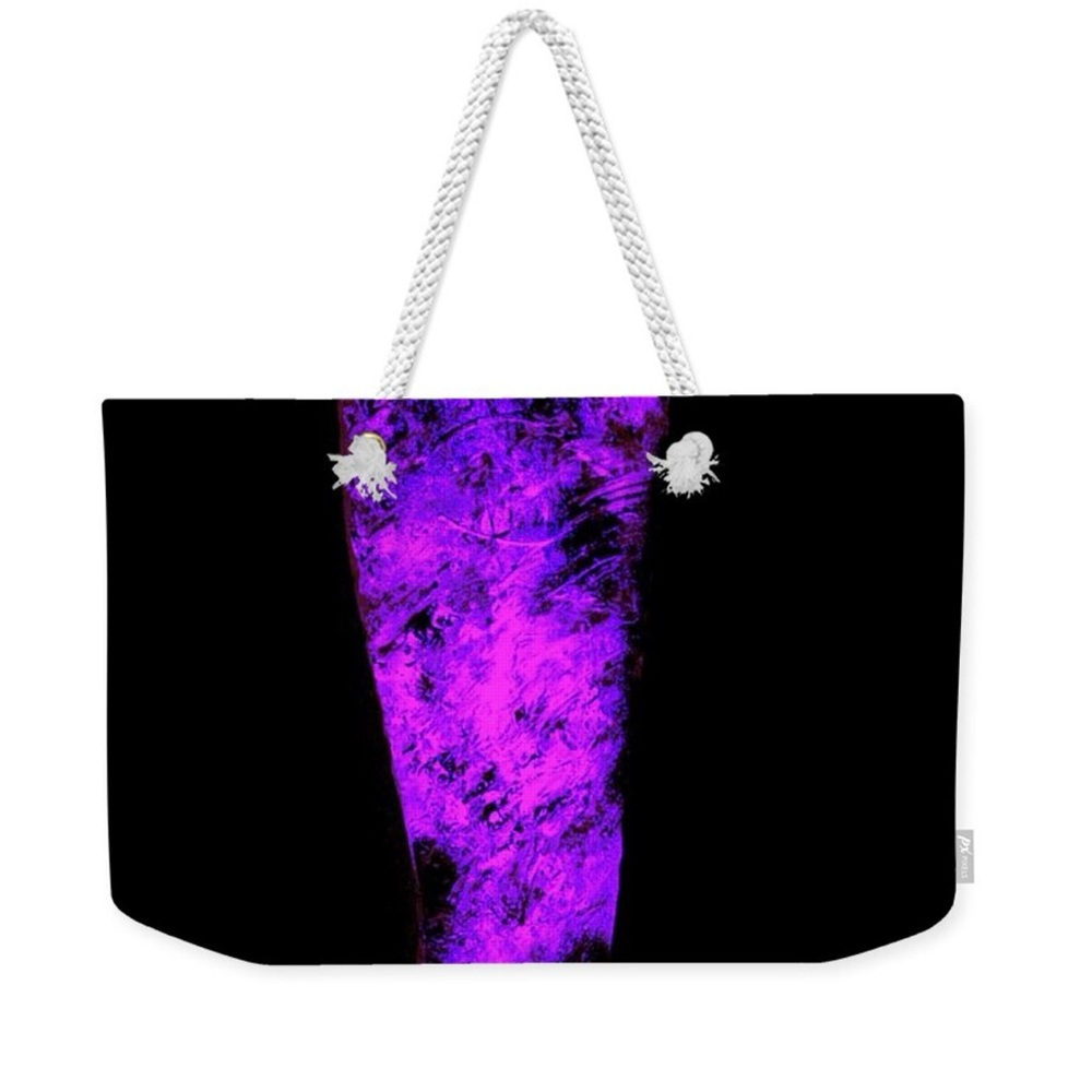 Vibrant Purple Cosmic Tote Bag with Sturdy Rope Handles